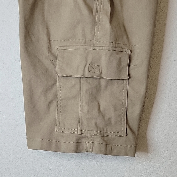 L(14/16) Weatherproof Vintage Boys Cargo Stretch Pull-on Shorts, Khaki, NWOT - Picture 6 of 10